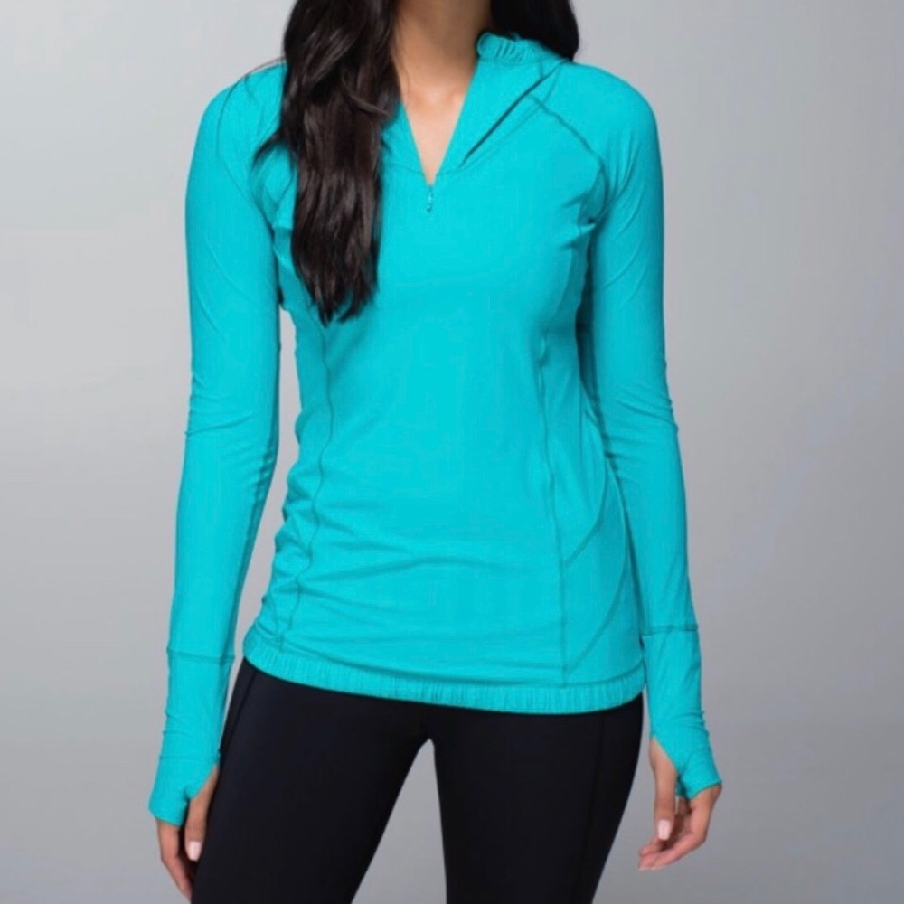 Lululemon Teal Water Resistant Pullover - image 1